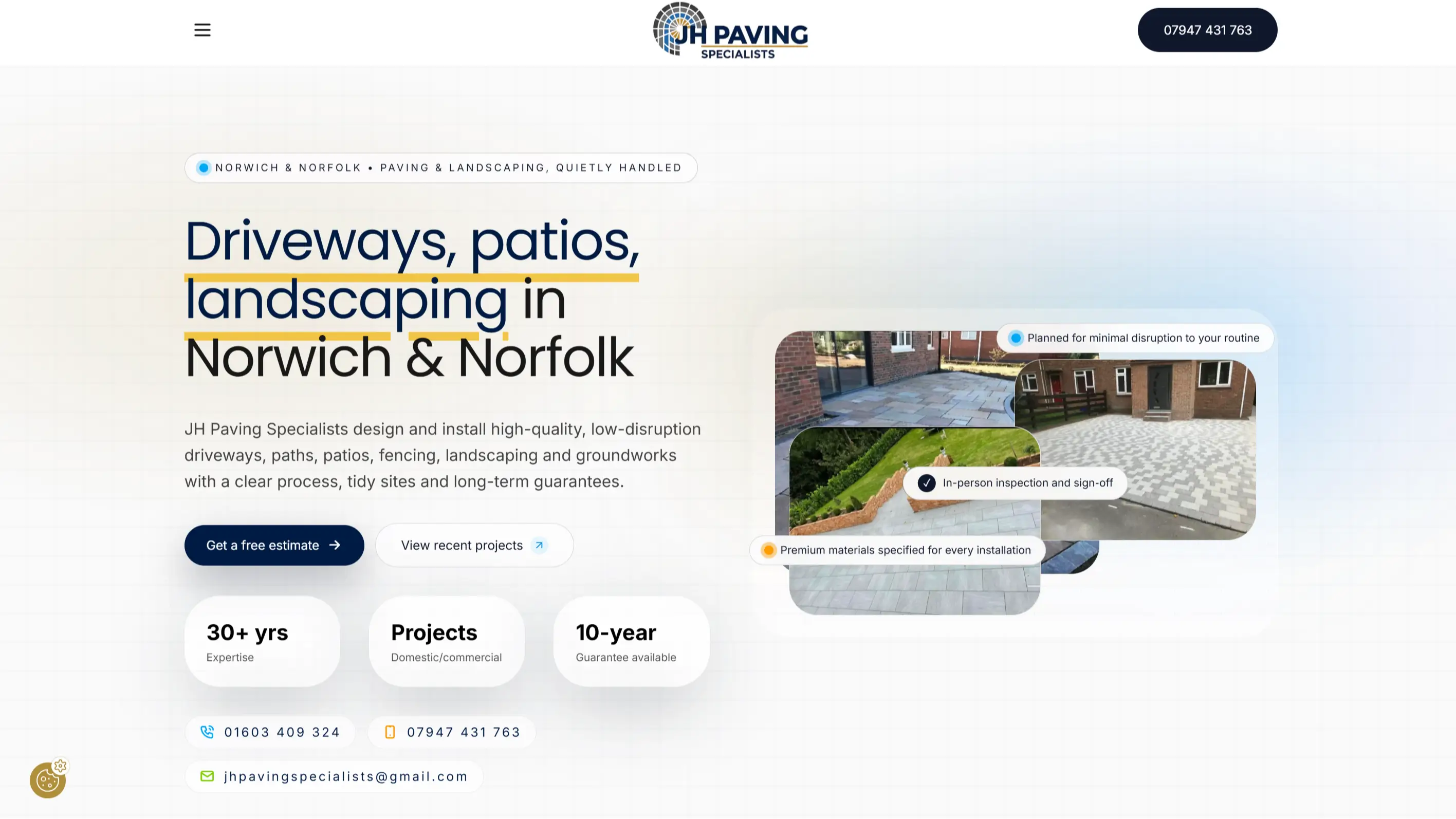 Soanes Signs of Norwich - Affordable web design & local SEO - Work Example 4